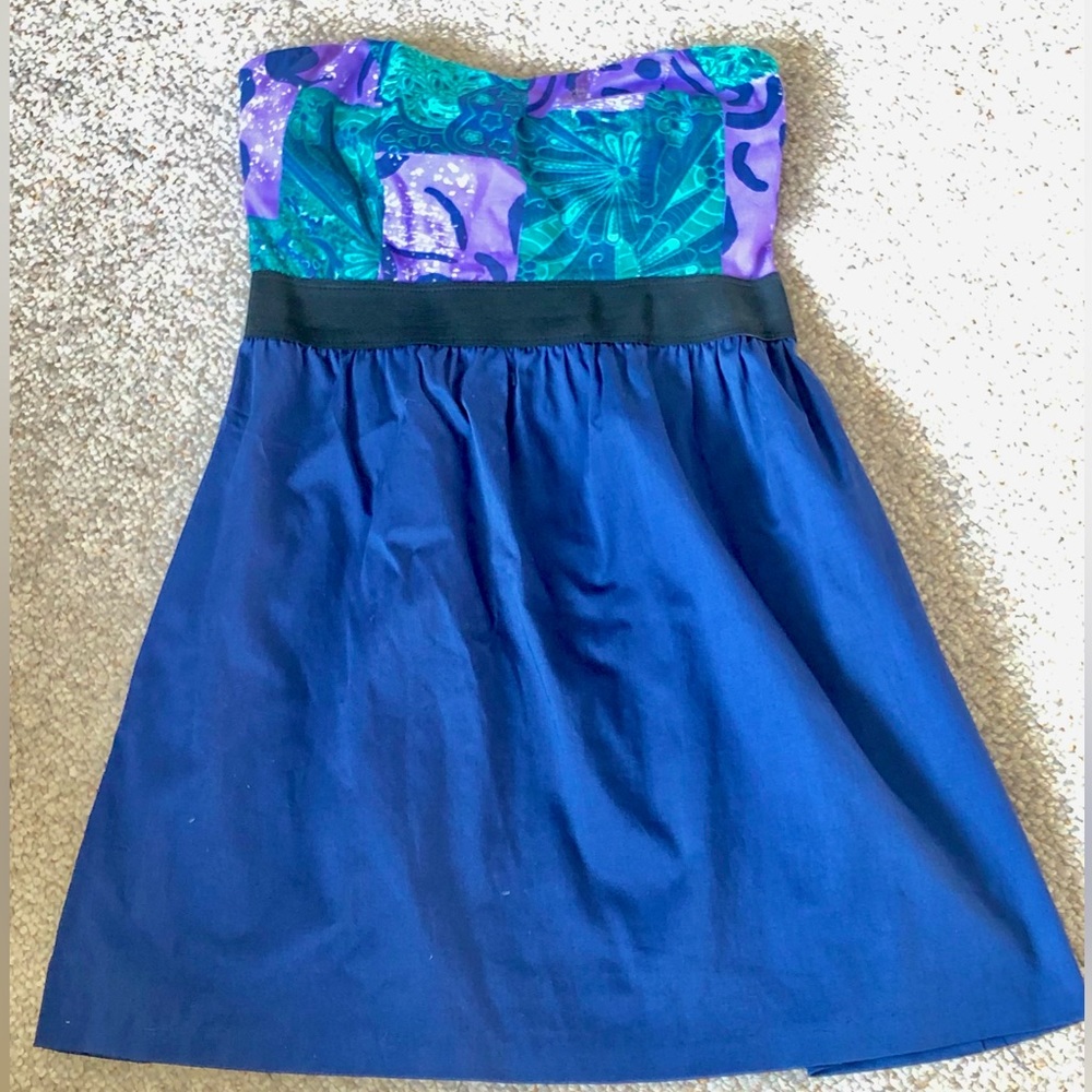 Strapless Mini Dress 💙